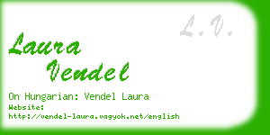 laura vendel business card